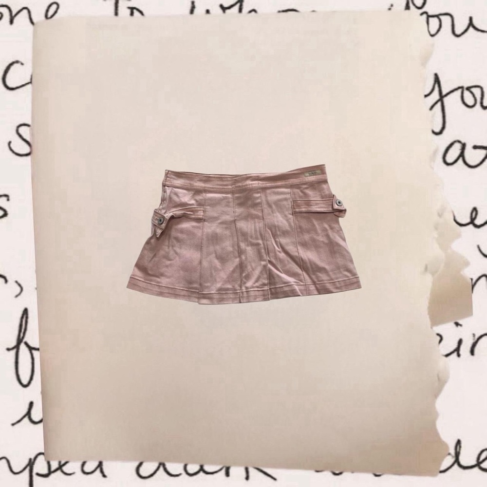 vintage micro mini pleated skirt